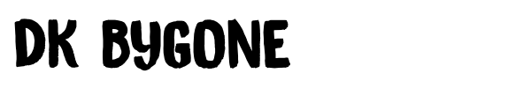 DK Bygone font preview